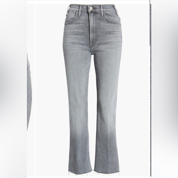 ๐ฉถNWT MOTHER DENIM HUSTLER FRAY HEM FLARE JEANS (Daytona Nights) 30 - Picture 5 of 17
